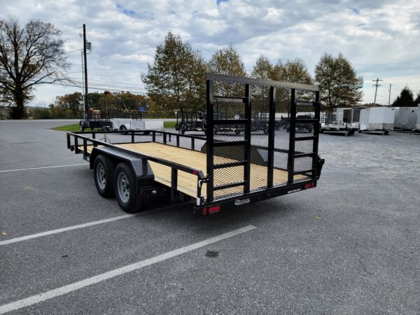 7' X 16' 7K Sure-Trac Tube Top Landscape Trailer ST8216TAT-B-070 ...