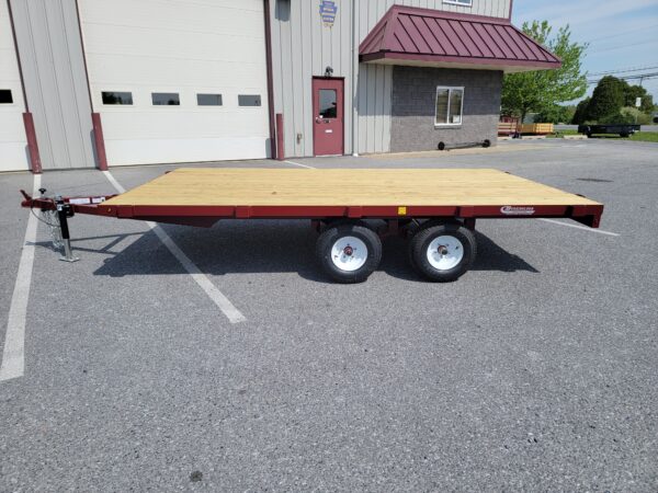 7' x 12' 3K Burkholder HT7012 Deckover Trailer - Burkholder Manufacturing