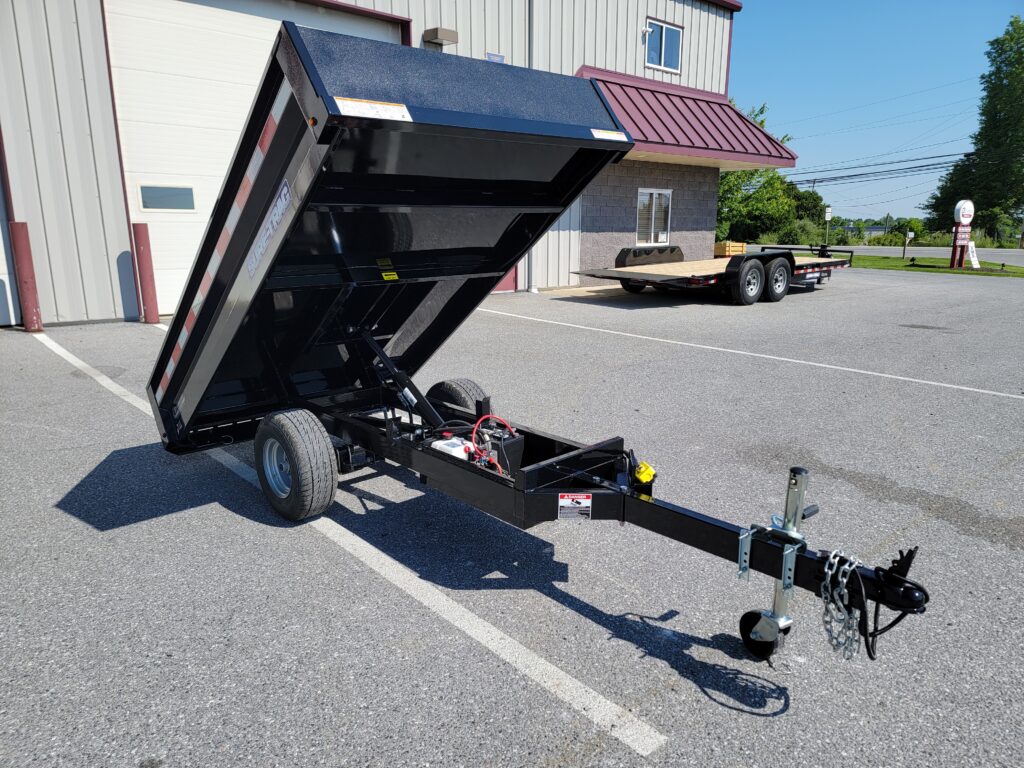 4.5' X 8' 3K Sure-Trac Utility Dump Trailer ST5408D-B - Burkholder ...