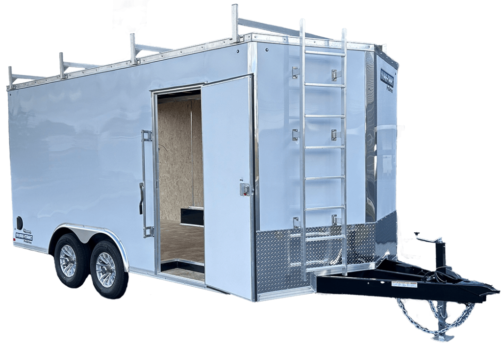 Contractor Enclosed Trailer with ladder racks