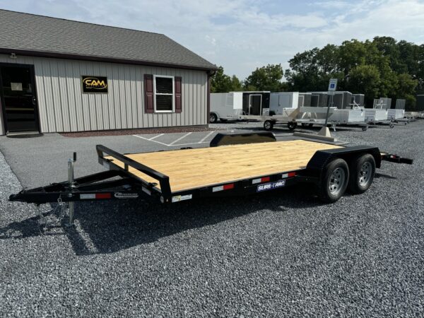 18' 7K Sure-Trac C-Channel Car Trailer ST8218CHW-B-070