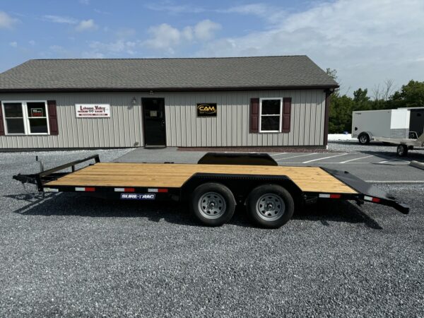 18' 7K Sure-Trac C-Channel Car Trailer ST8218CHW-B-070 - Image 4