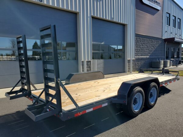 7' x 20' 16K Belmont Skid Steer Equipment Trailer SS1020-16K - Image 3