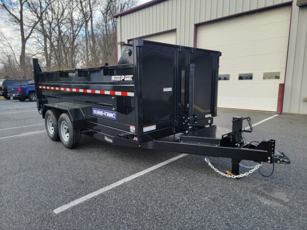 7' X 14' 14K Sure-Trac Telescopic High Side Dump Trailer ST8214TLDD3-B-140