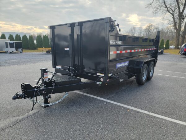 7' X 14' 14K Sure-Trac Telescopic High Side Dump Trailer ST8214TLDD3-B-140 - Image 3