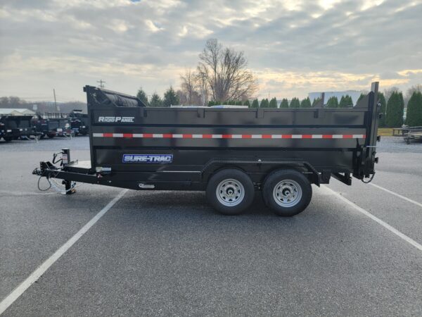 7' X 14' 14K Sure-Trac Telescopic High Side Dump Trailer ST8214TLDD3-B-140 - Image 4