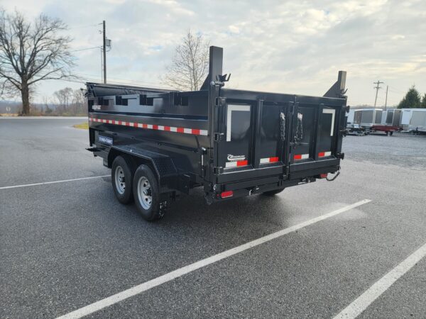 7' X 14' 14K Sure-Trac Telescopic High Side Dump Trailer ST8214TLDD3-B-140 - Image 5