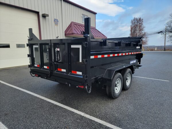 7' X 14' 14K Sure-Trac Telescopic High Side Dump Trailer ST8214TLDD3-B-140 - Image 7