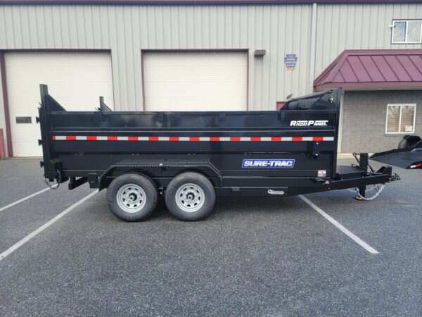 7' X 14' 14K Sure-Trac Telescopic High Side Dump Trailer ST8214TLDD3-B-140 - Image 8