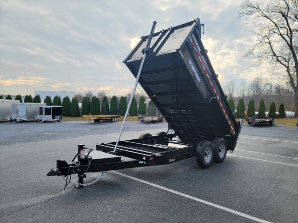 7' X 14' 14K Sure-Trac Telescopic High Side Dump Trailer ST8214TLDD3-B-140 - Image 14