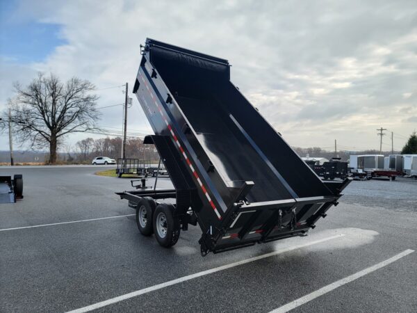 7' X 14' 14K Sure-Trac Telescopic High Side Dump Trailer ST8214TLDD3-B-140 - Image 17