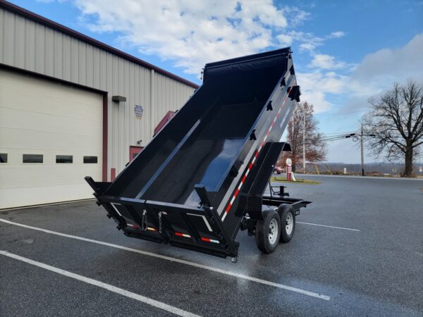 7' X 14' 14K Sure-Trac Telescopic High Side Dump Trailer ST8214TLDD3-B-140 - Image 18