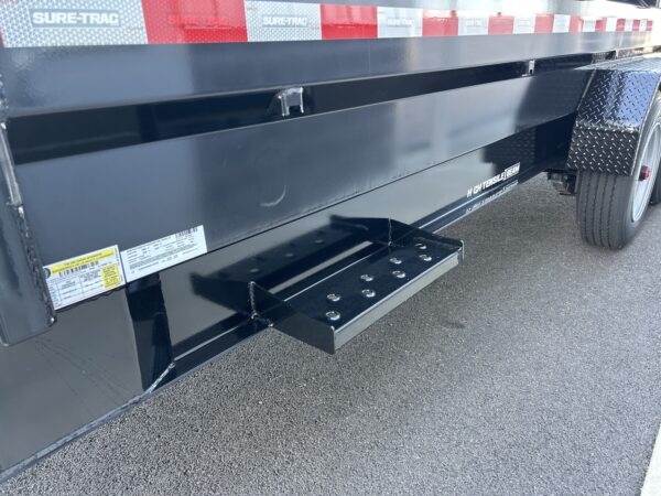 7' X 16' 17.6K Sure-Trac Pro Series Telescopic Dump Trailer STBTL8216-BP-176 - Image 10