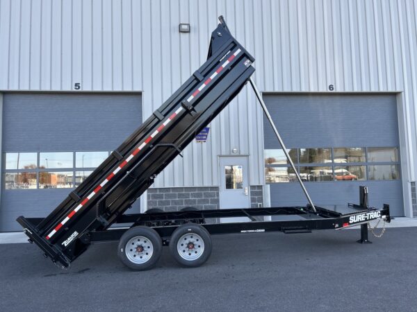 7' X 16' 17.6K Sure-Trac Pro Series Telescopic Dump Trailer STBTL8216-BP-176 - Image 15