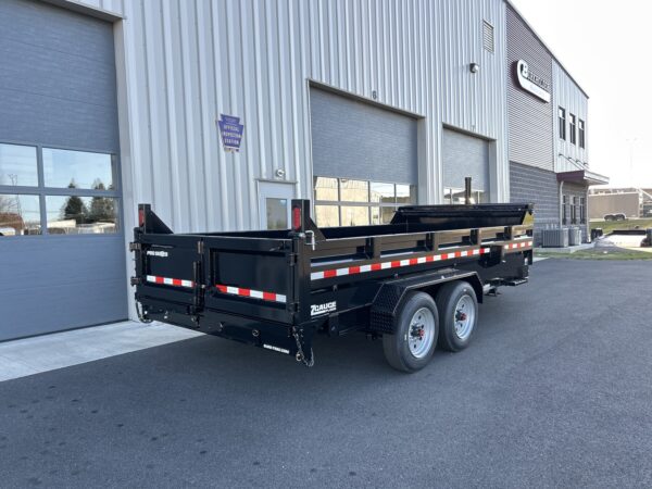 7' X 16' 17.6K Sure-Trac Pro Series Telescopic Dump Trailer STBTL8216-BP-176 - Image 3