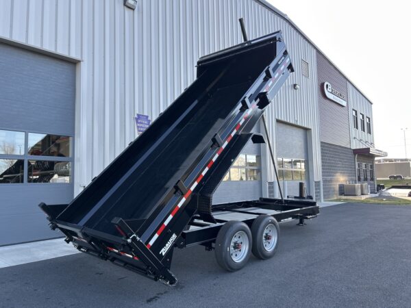 7' X 16' 17.6K Sure-Trac Pro Series Telescopic Dump Trailer STBTL8216-BP-176 - Image 16