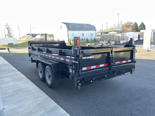 7' X 16' 17.6K Sure-Trac Pro Series Telescopic Dump Trailer STBTL8216-BP-176 - Image 5