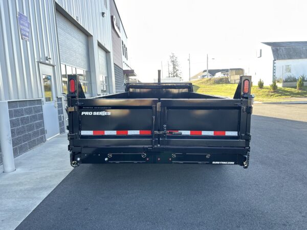 7' X 16' 17.6K Sure-Trac Pro Series Telescopic Dump Trailer STBTL8216-BP-176 - Image 4