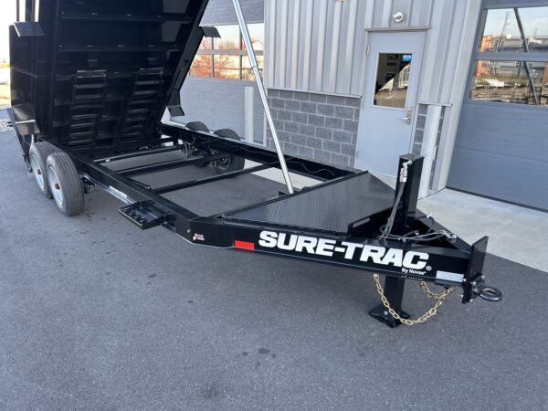 7' X 16' 17.6K Sure-Trac Pro Series Telescopic Dump Trailer STBTL8216-BP-176 - Image 17