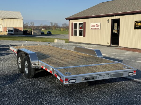 20' 10K Sure-Trac Wood Deck Aluminum Car Trailer ST8220WDC-A-100 - Image 2