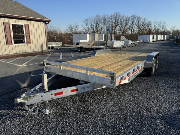 20' 10K Sure-Trac Wood Deck Aluminum Car Trailer ST8220WDC-A-100