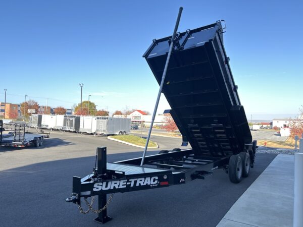 7' X 16' 17.6K Sure-Trac Pro Series Telescopic Dump Trailer STBTL8216-BP-176 - Image 19