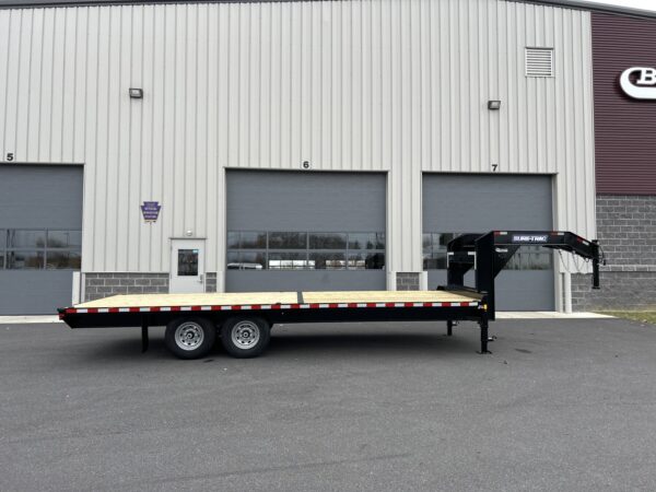 8.5' x 22' 15k Sure-Trac Standard Duty Flat Deck Gooseneck, Deckover Trailer ST10222SDDO-GN-150 - Image 3