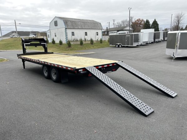 8.5' x 22' 15k Sure-Trac Standard Duty Flat Deck Gooseneck, Deckover Trailer ST10222SDDO-GN-150 - Image 15