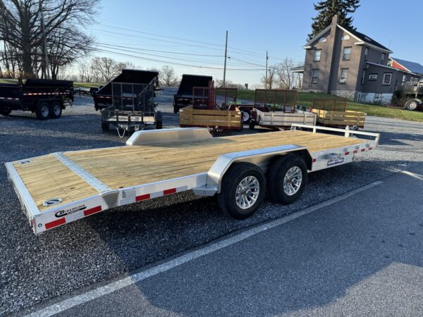 20' 10K Sure-Trac Wood Deck Aluminum Car Trailer ST8220WDC-A-100 - Image 4