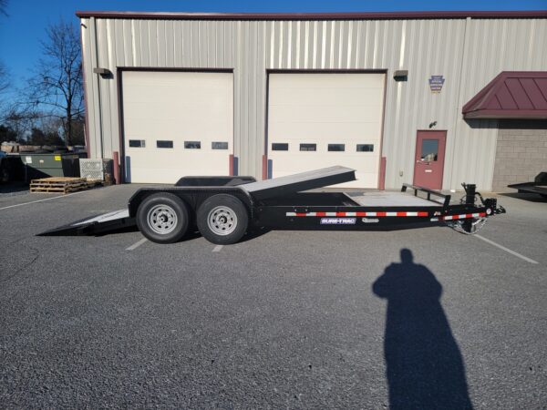 7' x 16+4' 14K Sure-Trac Tilt Bed Tilt, Equipment Trailer ST82164TBE-B-140 - Image 4