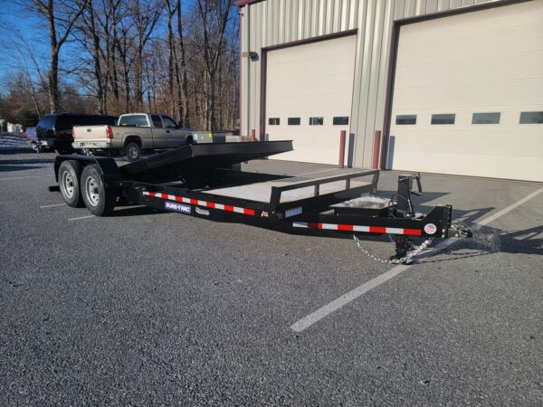 7' x 16+4' 14K Sure-Trac Tilt Bed Tilt, Equipment Trailer ST82164TBE-B-140 - Image 5