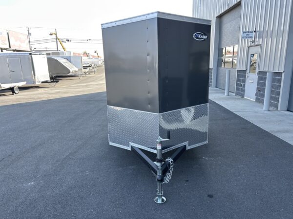 5'X8' 3K ITI Cargo Flat Top V-Nose Enclosed Trailer - Image 7