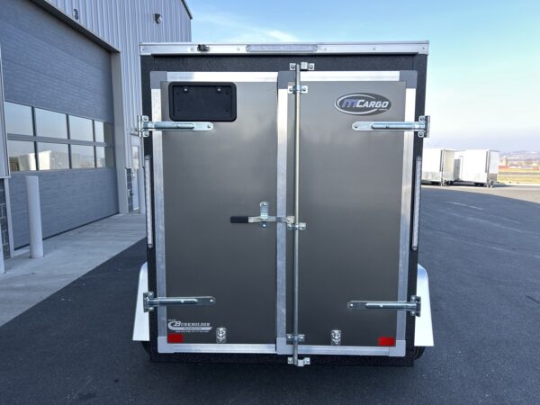 5'X8' 3K ITI Cargo Flat Top V-Nose Enclosed Trailer - Image 4