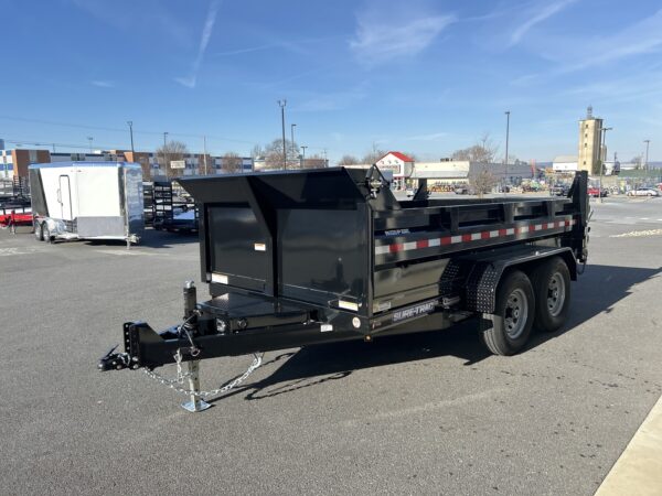 7' X 12' 12K Sure-Trac HD Scissors Dump Trailer - Image 7