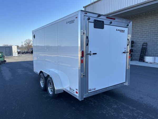 7' x 17' 7K Legend Flat Top V-Nose Enclosed Trailer - Image 5