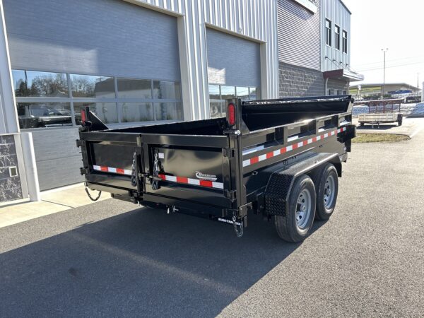 7' X 12' 12K Sure-Trac HD Scissors Dump Trailer - Image 3