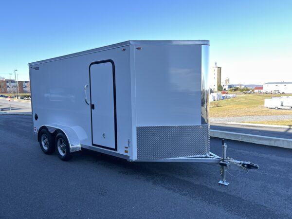 7' x 17' 7K Legend Flat Top V-Nose Enclosed Trailer