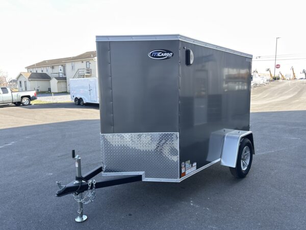 5'X8' 3K ITI Cargo Flat Top V-Nose Enclosed Trailer - Image 6