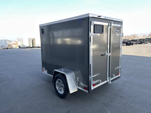 5'X8' 3K ITI Cargo Flat Top V-Nose Enclosed Trailer - Image 5