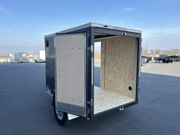 5'X8' 3K ITI Cargo Flat Top V-Nose Enclosed Trailer - Image 14