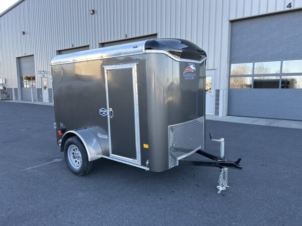 5' x 8' 3K American Hauler Round Top Enclosed Trailer NHR58SA