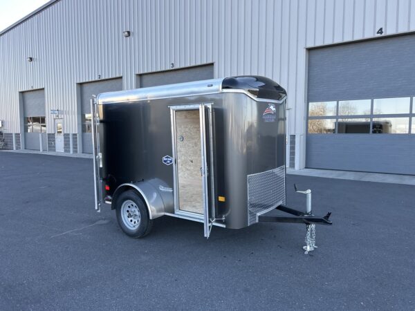 5' x 8' 3K American Hauler Round Top Enclosed Trailer NHR58SA - Image 10