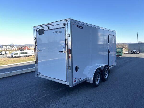 7' x 17' 7K Legend Flat Top V-Nose Enclosed Trailer - Image 3