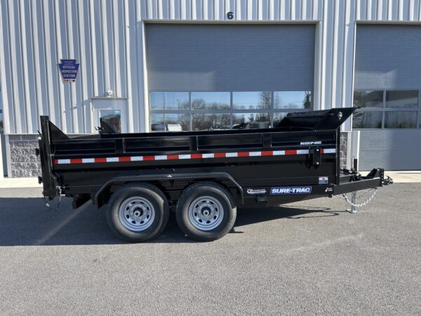 7' X 12' 12K Sure-Trac HD Scissors Dump Trailer - Image 2