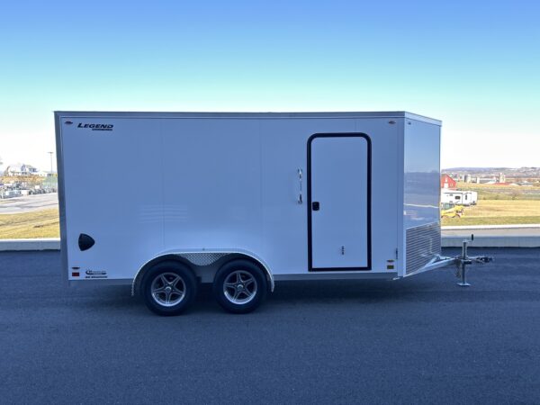 7' x 17' 7K Legend Flat Top V-Nose Enclosed Trailer - Image 2