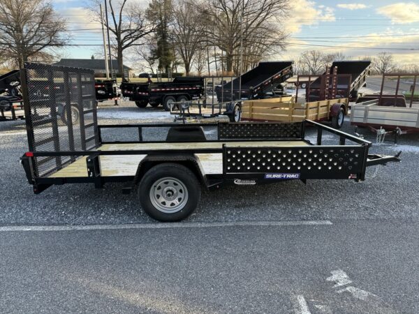 7' X 12' 3K Sure-Trac Tube Top ATV, Landscape Trailer ST8212TATV-B-030 - Image 4