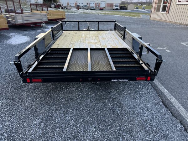 7' X 12' 3K Sure-Trac Tube Top ATV, Landscape Trailer ST8212TATV-B-030 - Image 11