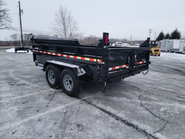 7' X 12' 12K Sure-Trac HD Scissors Dump Trailer ST8212TLDD-B-120 - Image 5