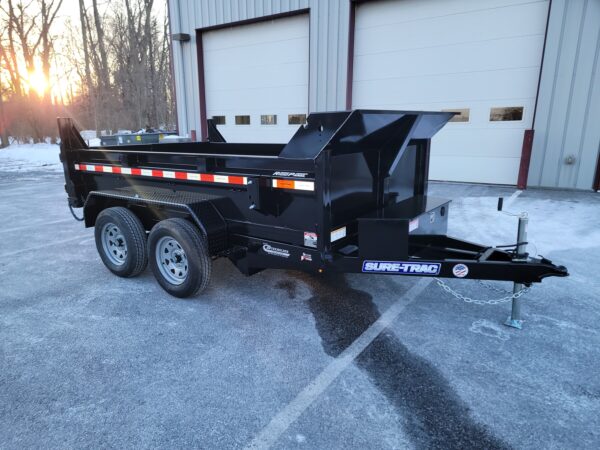 6' X 10' 7K Sure-Trac SD Low Profile Dump Trailer ST7210D1R-B-070