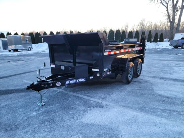 6' X 10' 7K Sure-Trac SD Low Profile Dump Trailer ST7210D1R-B-070 - Image 3